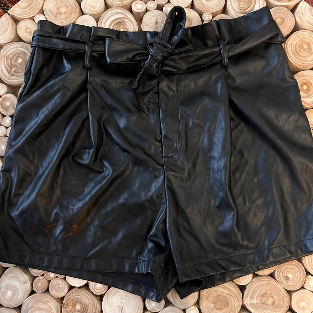Leather Shorts